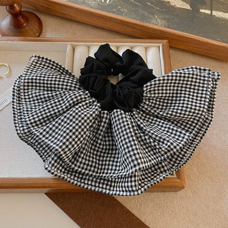 Extra Large Plaid Hair Ties El - đánh giá và giá Travel Accessories Aesthetic