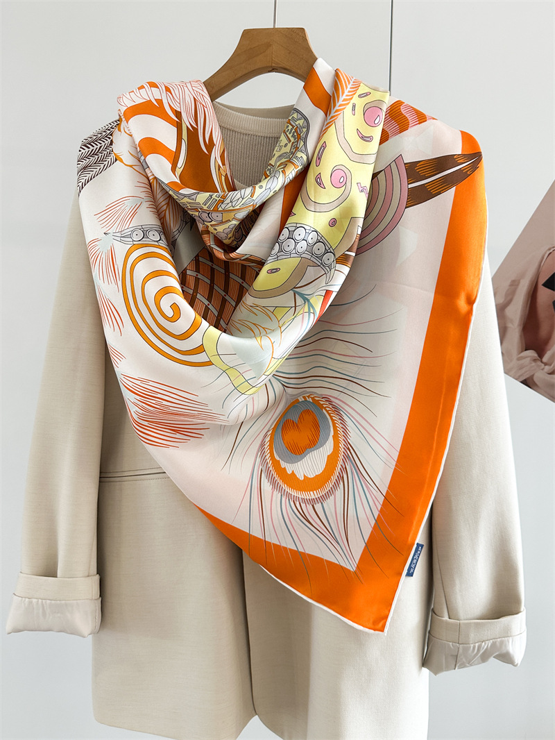 Designer Silk Scarf Women Spri - đánh giá và giá Travel Accessories Aesthetic