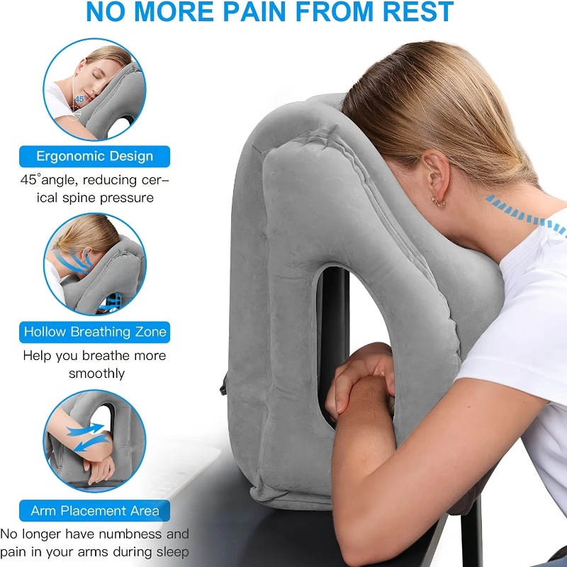 Inflatable Travel Pillows with - đánh giá và giá Travel Accessories Long Flight