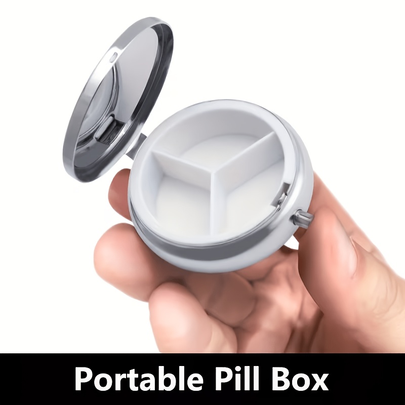 1pc flat portable round metal  - đánh giá và giá Travel Accessories As Gifts