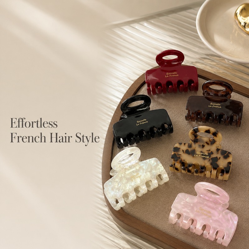 French Medium Hair Claw Clips  - đánh giá và giá Travel Accessories Aesthetic