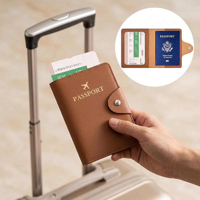 Fashion Business PU Leather Pa - đánh giá và giá Travel Accessories Wallet