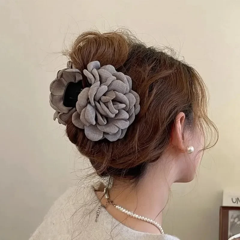 French Fabric Rose Flower Hair - đánh giá và giá Travel Accessories Aesthetic