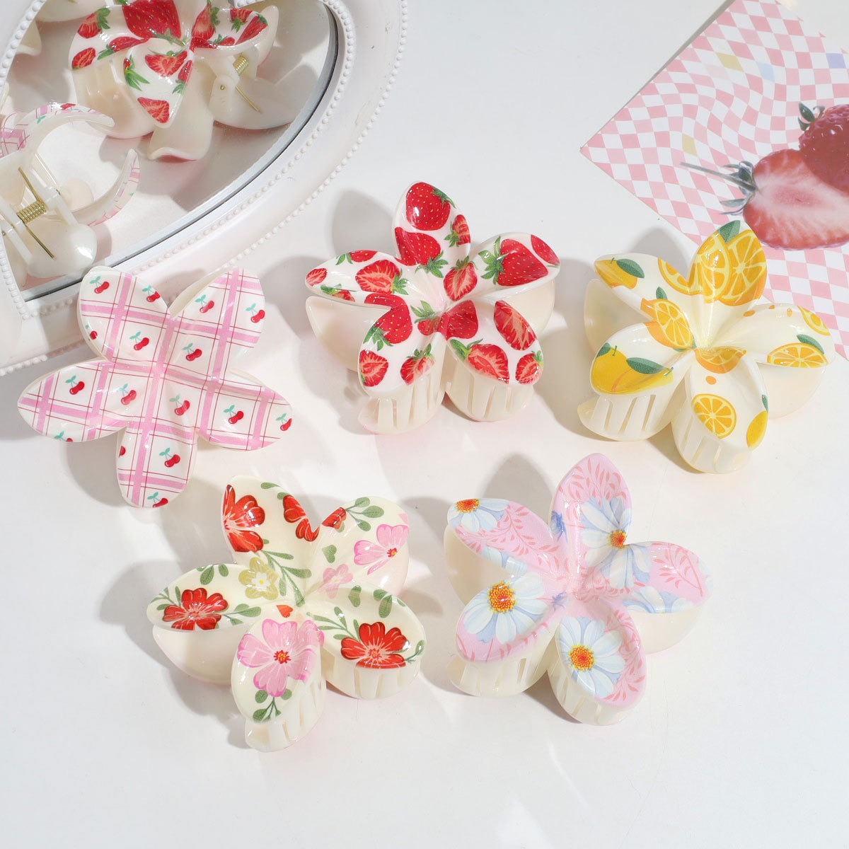 3pcs Cute Fashion Colorful Fru - đánh giá và giá Travel Accessories Aesthetic