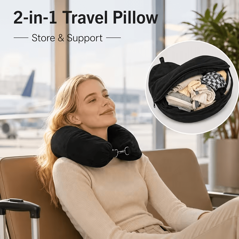 1 Set of U-Shaped Pillow Cover - đánh giá và giá Travel Accessories Long Flight